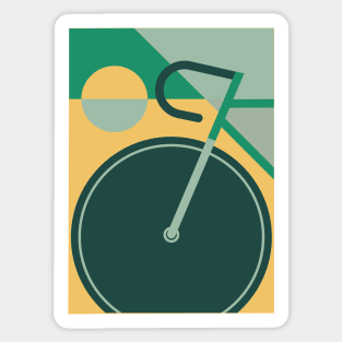 Modern Art Bicycle Cycling Graphic Sticker